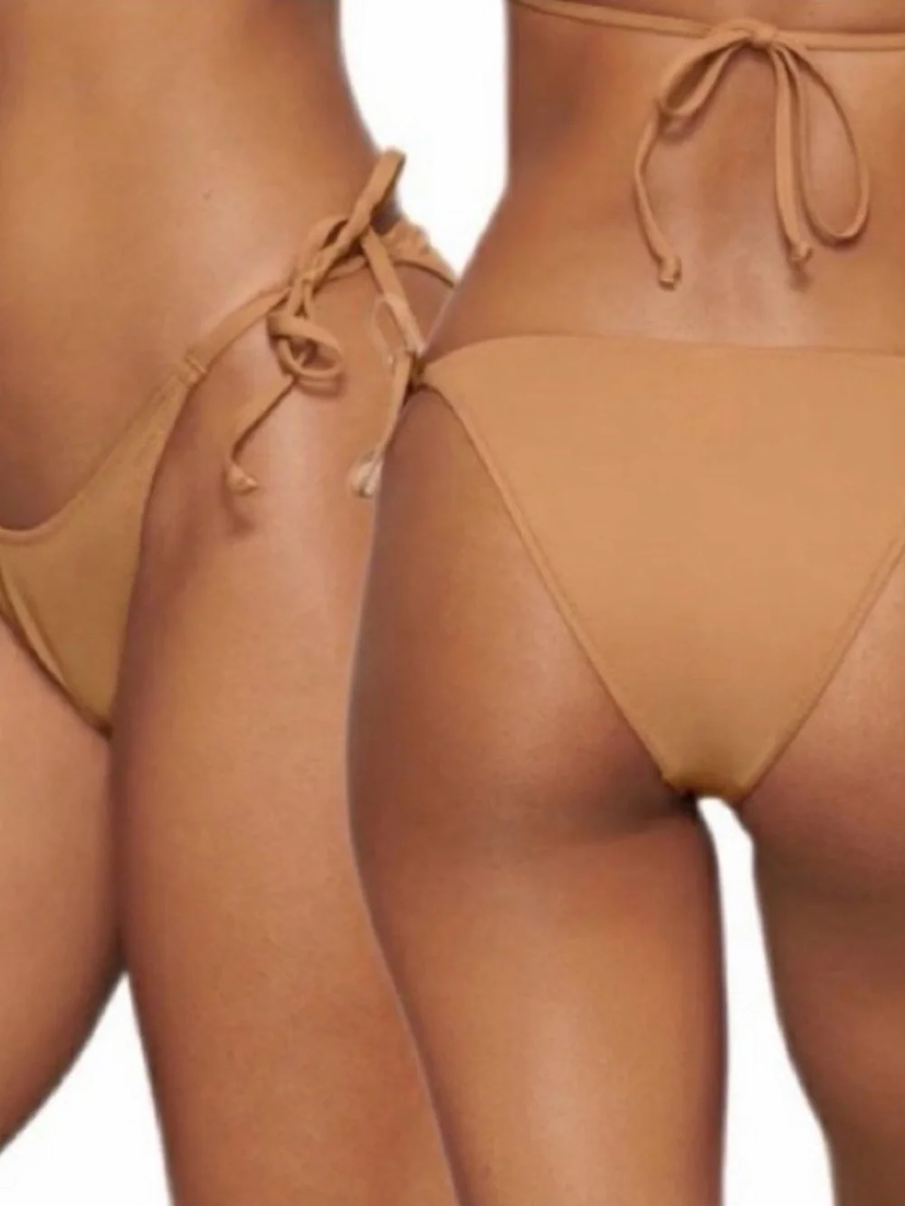 🪄Skims Swim Dipped Tie Bikini Bottoms Almond✨ 🪄Skims Swim Micro Triangle Top✨
